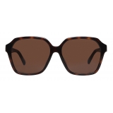 Balenciaga - Side Square Sunglasses - Brown - Sunglasses - Balenciaga Eyewear
