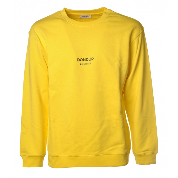 Dondup - Sweatshirt with Dondup Print - Yellow - Sweatshirt - Luxury Exclusive Collection