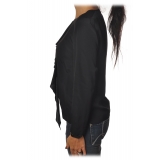 Dondup - Blouse with Rouches - Black - Top - Luxury Exclusive Collection
