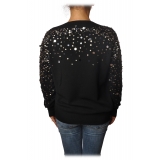 Dondup - Cardigan with Sequins - Black - Knitwear - Luxury Exclusive Collection