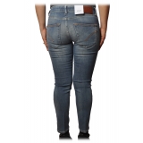 Dondup - Jeans Straight Cinque Tasche Elasticizzato - Denim - Pantalone - Luxury Exclusive Collection