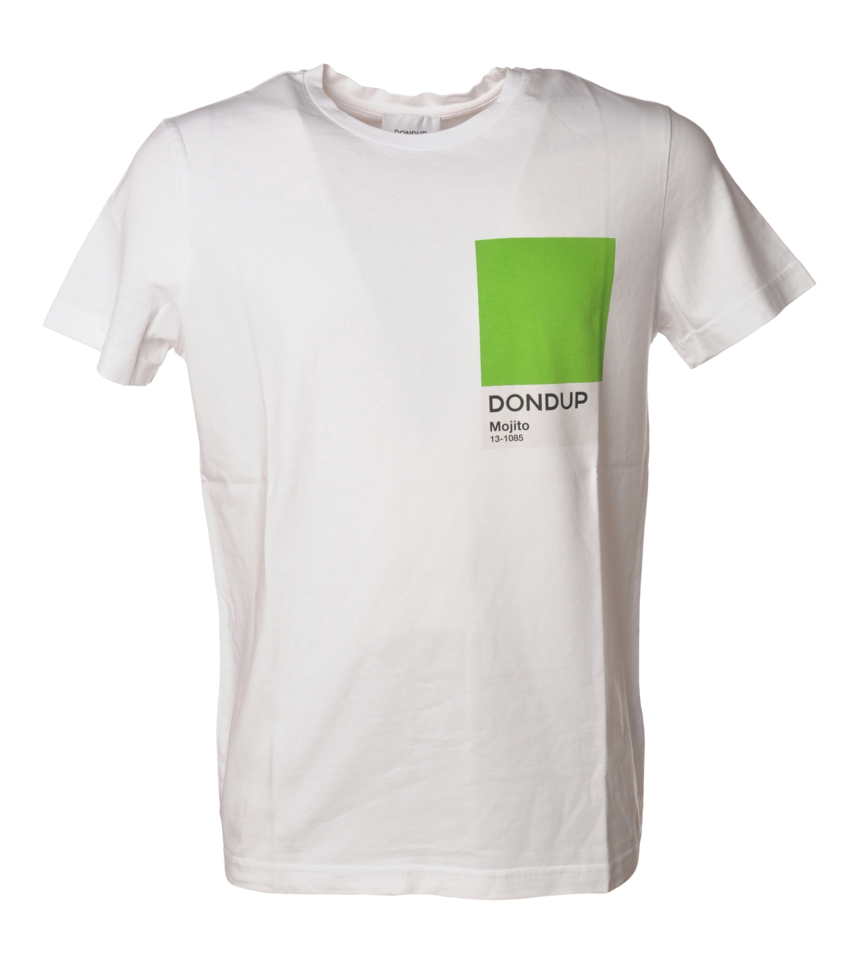 tæt Excel skranke Dondup - T-shirt with Colored Geometric Detail - White - T-shirt - Luxury  Exclusive Collection - Avvenice
