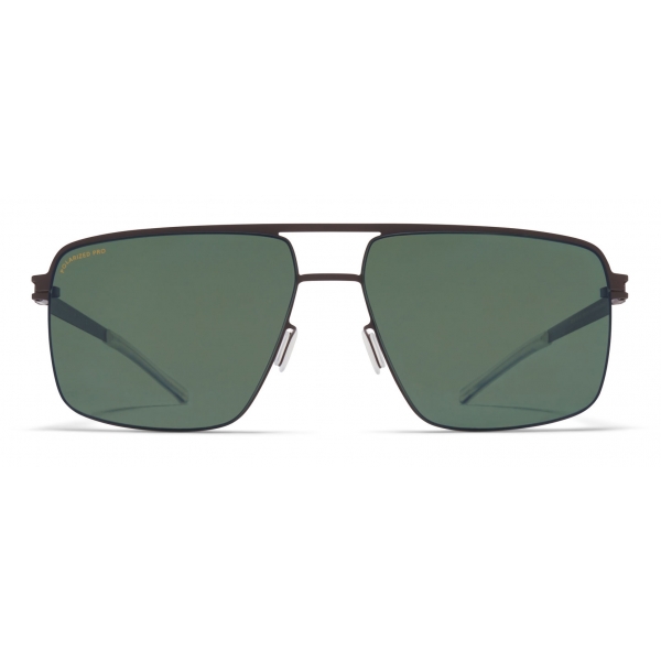 Mykita - Joshua - NO1 - Dark Brown Green - Metal Collection - Sunglasses - Mykita Eyewear