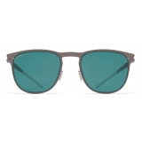 Mykita - Stanley - NO1 - Mole Grey Ocean Blue - Metal Collection - Sunglasses - Mykita Eyewear