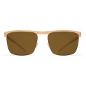 Mykita - Will - NO1 - Champagne Gold Brown - Metal Collection - Sunglasses - Mykita Eyewear