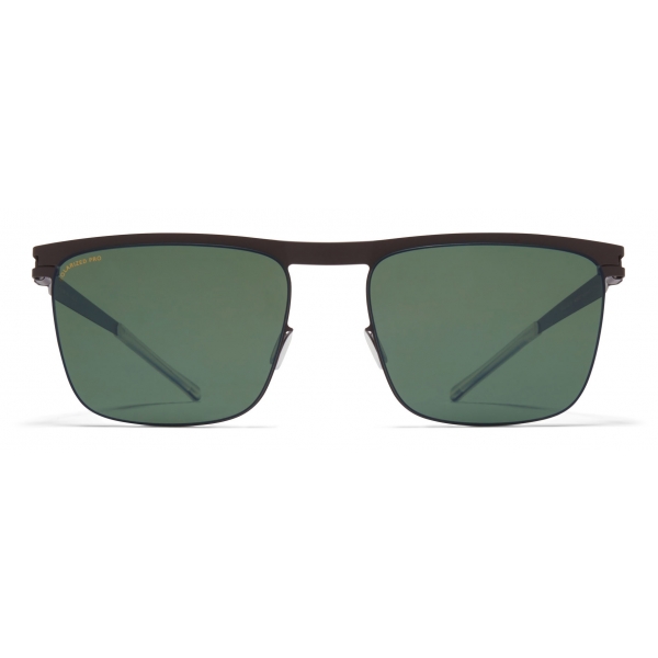 Mykita - Will - NO1 - Dark Brown Green - Metal Collection - Sunglasses - Mykita Eyewear