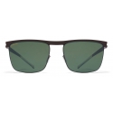 Mykita - Will - NO1 - Dark Brown Green - Metal Collection - Sunglasses - Mykita Eyewear