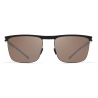 Mykita - Will - NO1 - Nero Marrone Argento - Metal Collection - Occhiali da Sole - Mykita Eyewear