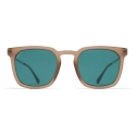 Mykita - Borga - Lite - Matte Taupe Graphite Ocean Blue - Acetate Collection - Sunglasses - Mykita Eyewear