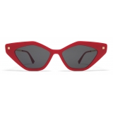 Mykita - Gapi - Lite - Red Champagne Gold Dark Grey - Acetate Collection - Sunglasses - Mykita Eyewear