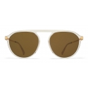 Mykita - Helgi - Lite - Champagne Gold Brown - Acetate Collection - Sunglasses - Mykita Eyewear