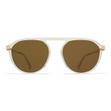 Mykita - Helgi - Lite - Champagne Gold Brown - Acetate Collection - Sunglasses - Mykita Eyewear