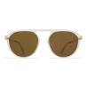 Mykita - Helgi - Lite - Champagne Oro Marrone - Acetate Collection - Occhiali da Sole - Mykita Eyewear