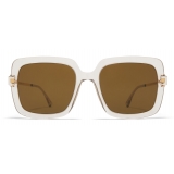 Mykita - Hesta - Lite - Champagne Gold Brown - Acetate Collection - Sunglasses - Mykita Eyewear