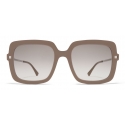 Mykita - Hesta - Lite - Brown Grey Silver - Acetate Collection - Sunglasses - Mykita Eyewear