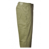 Dondup - Trousers in Faded Cotton - Green - Trousers - Luxury Exclusive Collection