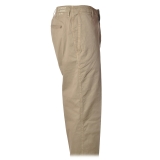 Dondup - Trousers in Faded Cotton - Beige - Trousers - Luxury Exclusive Collection