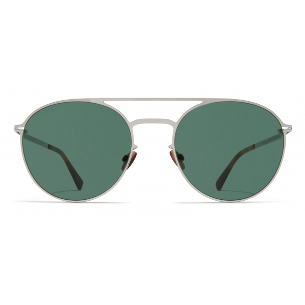 Mykita - Julian - Lite - Silver Dark Green - Acetate & Stainless Steel Collection - Sunglasses - Mykita Eyewear