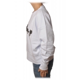 Dondup - Oversized Sweatshirt with Logo - White - Sweatshirt - Luxury Exclusive Collection