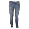 Dondup - Washed Tapered Leg Jeans - Blue Jeans - Trousers - Luxury Exclusive Collection