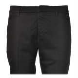 Dondup - Pantalone in Cotone Leggero - Nero - Pantalone - Luxury Exclusive Collection