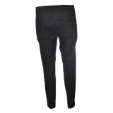 Dondup - Pantalone in Cotone Leggero - Nero - Pantalone - Luxury Exclusive Collection