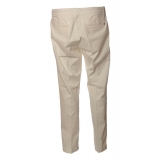 Dondup - Lightweight Cotton Trousers - White - Trousers - Luxury Exclusive Collection