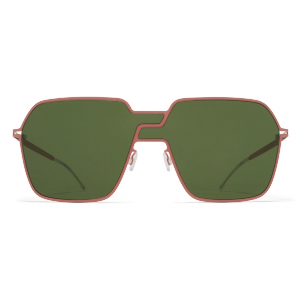 Mykita - Studio 12.3 - Mykita Studio - Pink Clay Olive Green - Metal Collection - Sunglasses - Mykita Eyewear