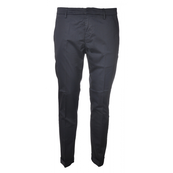Dondup - Lightweight Cotton Trousers - Blue - Trousers - Luxury ...