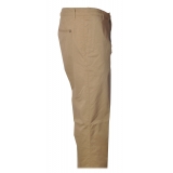 Dondup - Lightweight Cotton Trousers - Camel - Trousers - Luxury Exclusive Collection