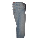 Dondup - Low Crotch Jeans Washed Denim Canvas - Light Denim - Trousers - Luxury Exclusive Collection