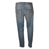 Dondup - Low Crotch Jeans Washed Denim Canvas - Light Denim - Trousers - Luxury Exclusive Collection