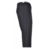 Dondup - Trousers in Combed Fabric - Blue - Trousers - Luxury Exclusive Collection