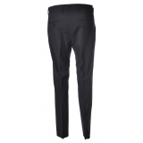 Dondup - Trousers in Combed Fabric - Blue - Trousers - Luxury Exclusive Collection