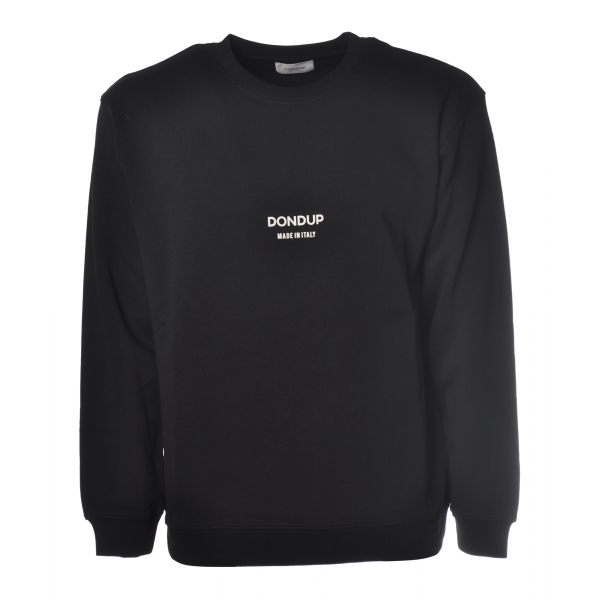 Dondup - Sweatshirt with Dondup Print - Black - Sweatshirt - Luxury Exclusive Collection