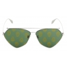 Alexander McQueen - Top Piercing Sunglasses - Ruthenium - Alexander McQueen Eyewear