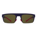 Mykita - New - Bernhard Willhelm - Mulberry Fuchia Green - Metal Collection - Sunglasses - Mykita Eyewear