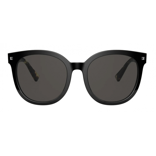 valentino round acetate sunglasses