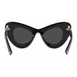 Valentino - VLogo Signature Cat-Eye Acetate Sunglasses - Black Gray - Valentino Eyewear