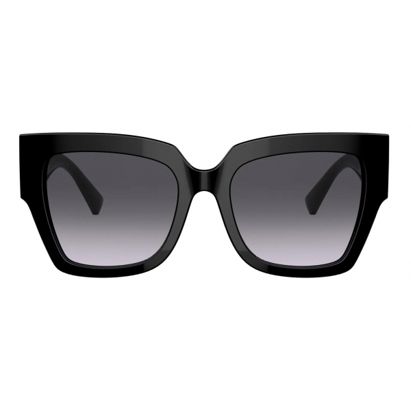 Valentino - Occhiale da Sole Squadrato in Acetato VLogo Signature - Nero - Valentino Eyewear