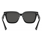 Valentino - VLTN Squared Acetate Sunglasses - Black Gray - Valentino Eyewear