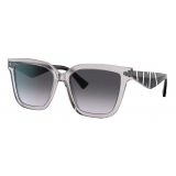 Valentino - VLTN Squared Acetate Sunglasses - Gray - Valentino Eyewear