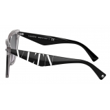 Valentino - VLTN Squared Acetate Sunglasses - Gray - Valentino Eyewear