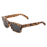Céline - Black Frame 23 Sunglasses in Acetate - Leopard - Sunglasses - Céline Eyewear