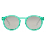 Céline - Occhiali da Sole Black Frame 21 in Acetato con Lenti Specchiato - Verde Caramella - Occhiali da Sole - Céline Eyewear