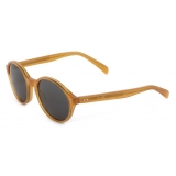 Céline - Black Frame 24 Sunglasses in Acetate - Milky Honey - Sunglasses - Céline Eyewear