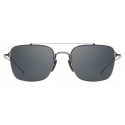 Thom Browne - Silver and Black Iron Aviator Sunglasses - Thom Browne Eyewear