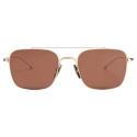 Thom Browne - White Gold and Silver Aviator Sunglasses - Thom Browne Eyewear