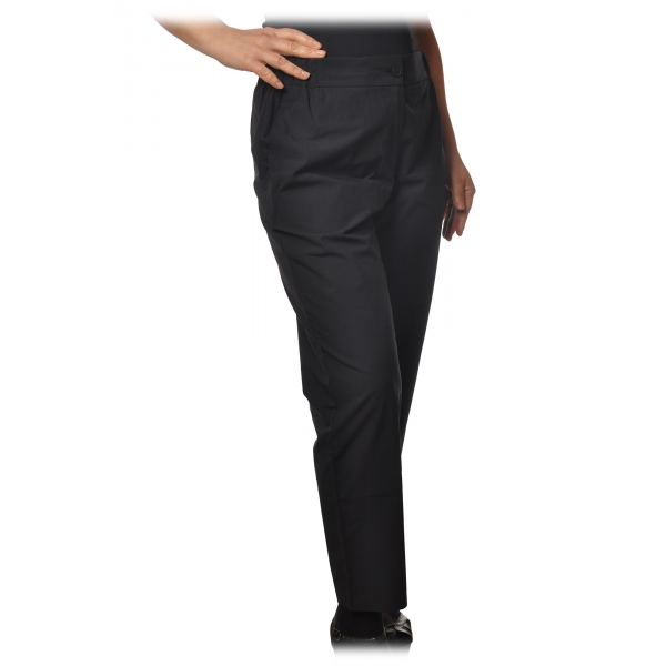 Ottod'Ame - Trousers with Elastic Waist - Blue - Trousers - Luxury Exclusive Collection