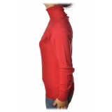 Ottod'Ame - High Neck Sweater - Red - Sweater - Luxury Exclusive Collection